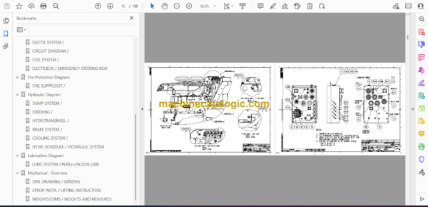Atlas Copco Minetruck MT6020 Diagrams and Drawings Manual - Image 2