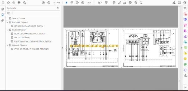 Atlas Copco FlexiROC D65-10LF Tier 4 Final Diagrams and Drawings Manual - Image 2