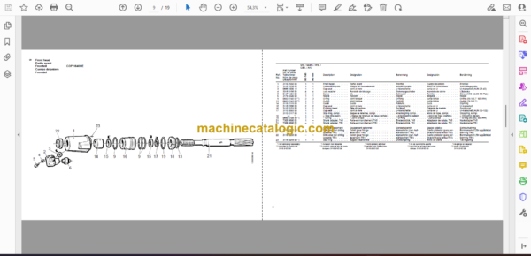 Atlas Copco COP 1840HE, COP 1840HEX Hydraulic Rock Drill Parts Catalog - Image 2