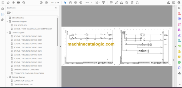 Atlas Copco Boomer S2 Diagrams and Drawings Manual - Image 2