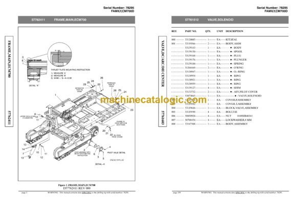 Atlas Copco CM780D Tier 3 Crawler Drills Parts Catalog - Image 3
