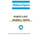 Atlas Copco DMM Blasthole Drills Rig Parts Catalog