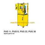 Atlas Copco PUG11, PUG15, PUG22, PUG30 Power Unit Grouting Parts Catalog
