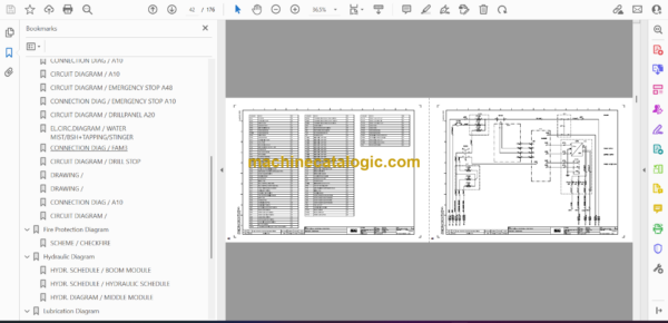 Atlas Copco Boomer S1D Diagrams and Drawings Manual - Image 2