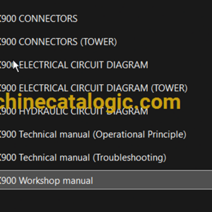 Hitachi Sumitomo CX900 Full Manual (Technical, Workshop, Diagrams Manual)
