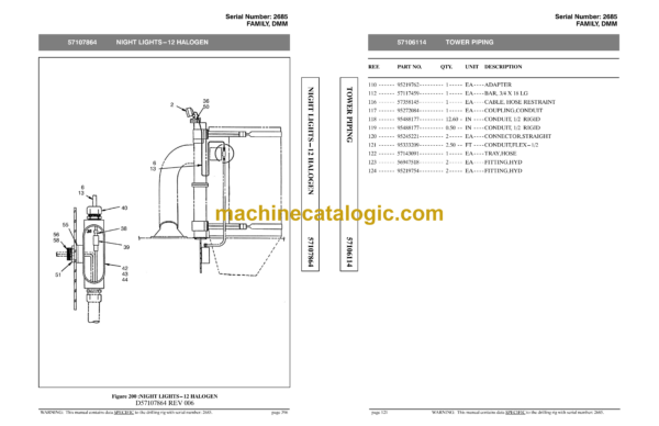 Atlas Copco DMM Blasthole Drills Rig Parts Catalog - Image 3