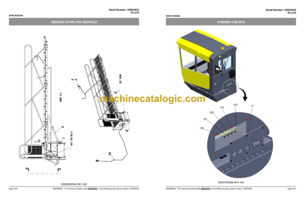 Atlas Copco PV275 Pit Viper Parts Catalog - Image 2