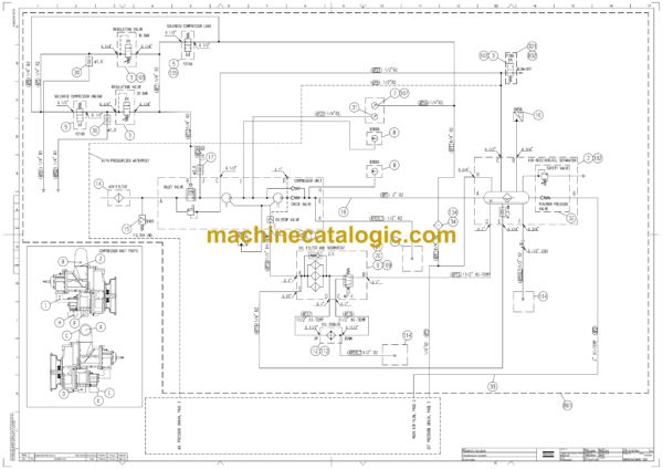 Atlas Copco FlexiROC D50, D65 Diagrams and Drawings Manual