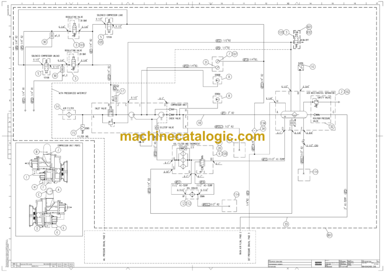 Atlas Copco FlexiROC D50, D65 Diagrams and Drawings Manual