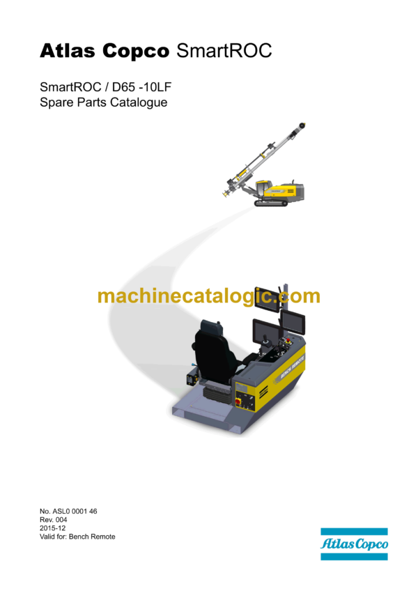 Atlas Copco SmartROC D65-10LF Parts Catalog