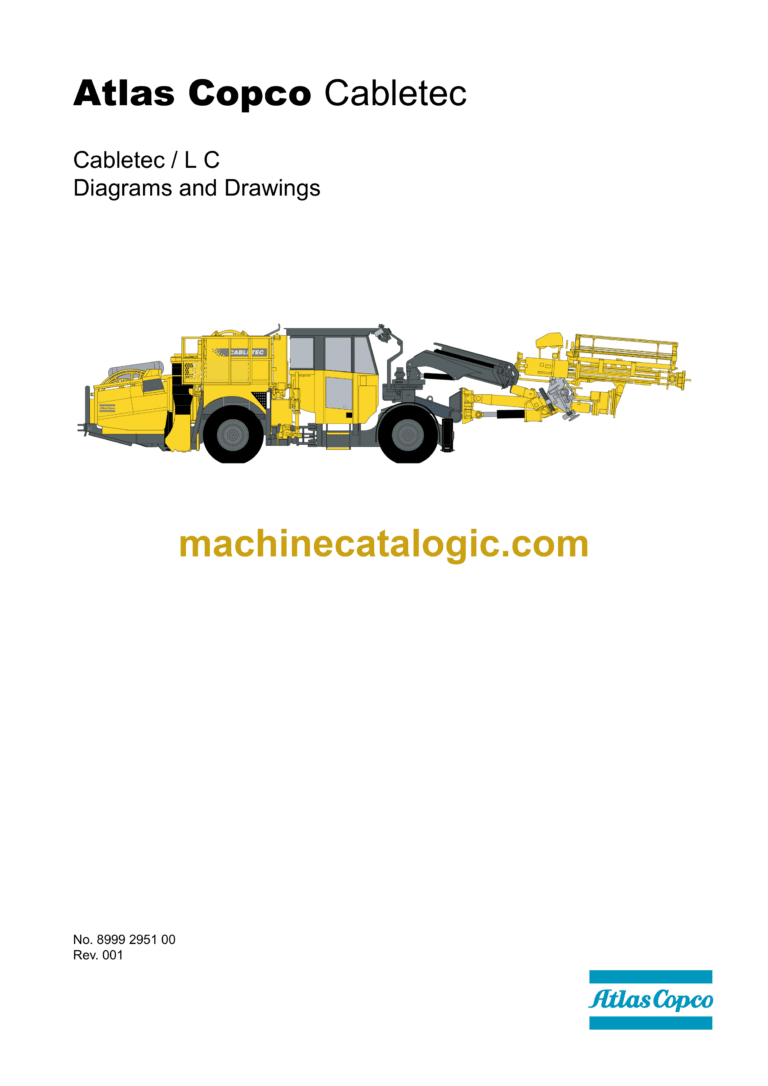 Atlas Copco Cabletec LC Diagrams and Drawings Manual