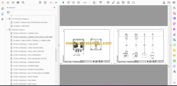 Atlas Copco Cabletec LC Diagrams and Drawings Manual - Image 2