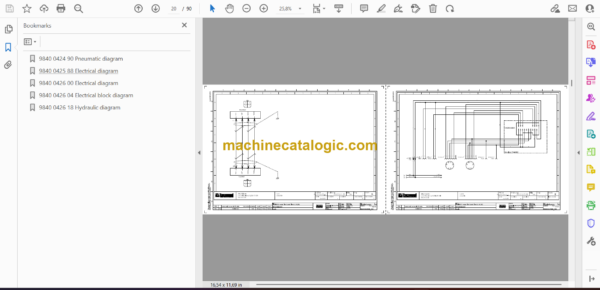 Atlas Copco FlexiROC D50, D65 Diagrams and Drawings Manual - Image 2