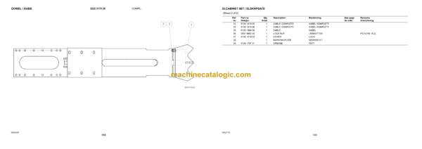 Atlas Copco ROC F7 CR Drilling Rig Parts Catalog - Image 3