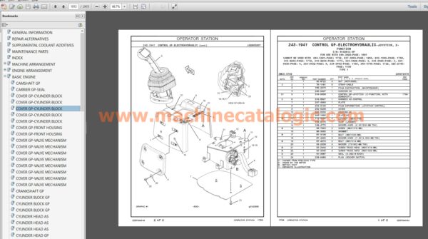 Cat 950 H Parts Manual PDF