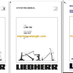 Liebherr LHM 150 Mobile Harbour Crane Full Manual (Technical, Operator and Parts Manual)