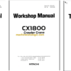 Hitachi Sumitomo CX1800 Full Manual (Technical, Workshop, Diagrams Manual)