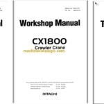 Hitachi Sumitomo CX1800 Full Manual (Technical, Workshop, Diagrams Manual)