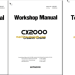 Hitachi Sumitomo CX2000 Full Manual (Technical, Workshop, Diagrams Manual)