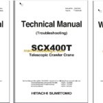 Hitachi Sumitomo SCX400T Full Manual (Technical, Workshop, Diagrams Manual)