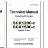 Hitachi Sumitomo SCX1200-2, SCX1500-2 Full Manual (Technical, Workshop, Diagrams Manual)