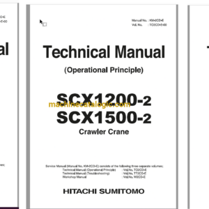 Hitachi Sumitomo SCX1200-2, SCX1500-2 Full Manual (Technical, Workshop, Diagrams Manual)