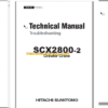 Hitachi Sumitomo SCX2800-2 Technical and Workshop Manual