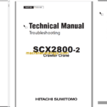 Hitachi Sumitomo SCX2800-2 Technical and Workshop Manual