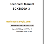 Hitachi Sumitomo SCX1800A-3 Technical Manual (TTRKG90-EN-001R00_202308)