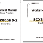 Hitachi Sumitomo SCX800HD-2 Technical Operation and Workshop Manual