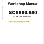 Hitachi Sumitomo SCX500,SCX550 Tier 3 Engine Specification Workshop Manual (W23G-E-00)