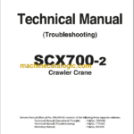 Hitachi Sumitomo SCX700-2 Technical Manual (TT24X-E-00)