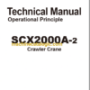 Hitachi Sumitomo SCX2000A-2 Technical Manual (TO2BM-E-00)