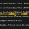 Hitachi Sumitomo CX350,CX550 Drag Line Full Manual (Technical, Workshop, Diagrams Manual)