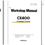 Hitachi Sumitomo CX400 Full Manual (Technical, Workshop, Diagrams Manual)