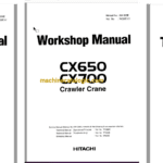 Hitachi Sumitomo CX650,CX700 Full Manual (Technical, Workshop, Diagrams Manual)