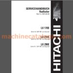 Hitachi LX170E, LX210E, LX290E – Servicehandbuch Radlader (Deutsch, PDF)