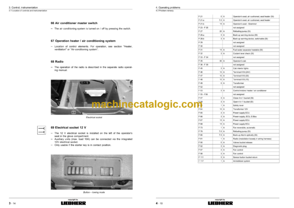 Liebherr LR 624 Crawler Loader Operating Manual (From SN 13743) - Image 3