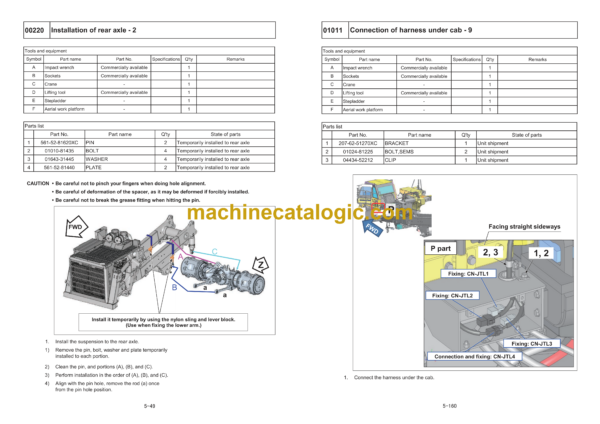 Komatsu HD785-8 Dump Truck Field Assembly Manual (GEN00183-10) - Image 3