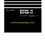 Komatsu D375A-8R, D375Ai-8R Bulldozer Shop Manual (SEN06984-02)