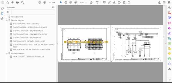 Atlas Copco Boomer XL3D Diagrams and Drawings Manual - Image 2