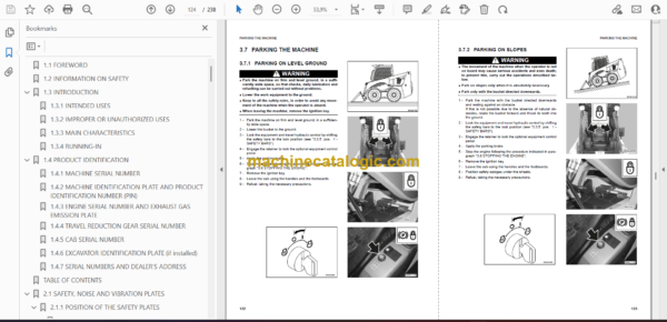 Komatsu SK714-3 Skid Steer Loader Operation and Maintenance Manual (WEAM003305) - Image 2