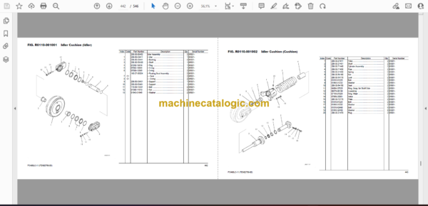 Komatsu PC490LC-11 Hydraulic Excavator Parts Manual (FEN02769-00) - Image 2
