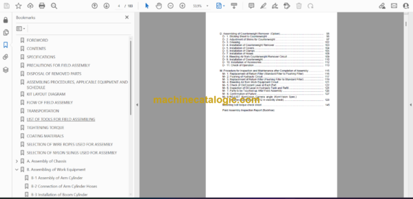 Komatsu PC650LC-11 Hydraulic Excavator Field Assembly Manual (GEN00149-08) - Image 2