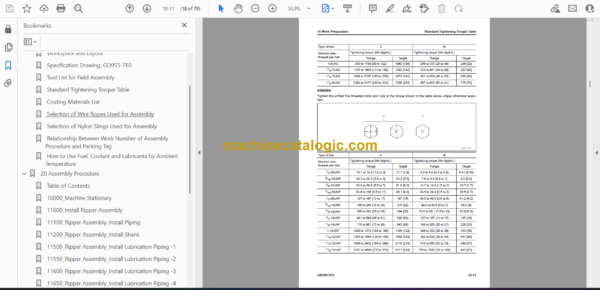 Komatsu GD955-7E0 Motor Grader Field Assembly Manual (GEN00277-01) - Image 2