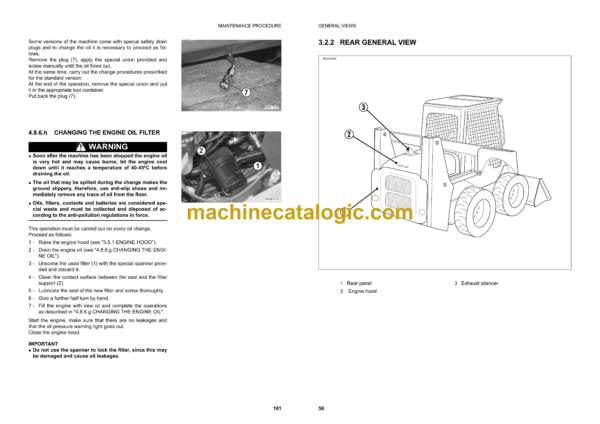 Komatsu SK714-3 Skid Steer Loader Operation and Maintenance Manual (WEAM003305) - Image 3