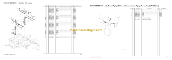 Komatsu PC490LC-11 Hydraulic Excavator Parts Manual (FEN02769-00) - Image 3