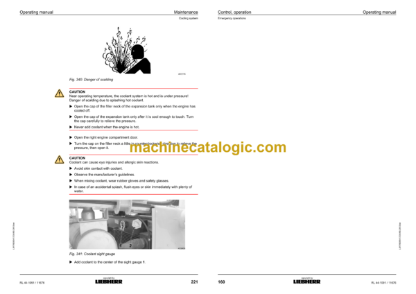 Liebherr RL 44-1091 Pipe Layer Operating Manual (From SN 11676) - Image 3