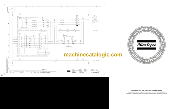Atlas Copco Boomer XL3D Diagrams and Drawings Manual - Image 4