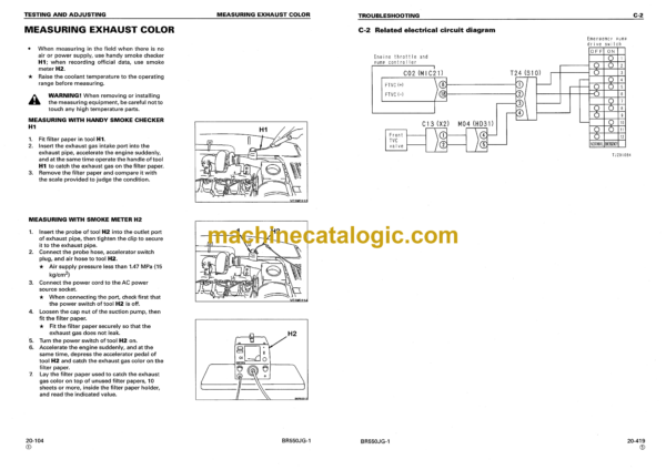 Komatsu BR550JG-1 Mobile Crusher Shop Manual (SEBM022504) - Image 4